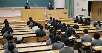 大学共通テスト始まる　長崎県内5132人挑戦　感染対策徹底