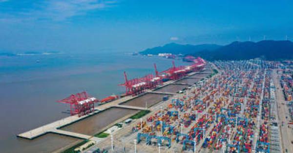 寧波舟山港の貨物取扱量が13年連続で世界一