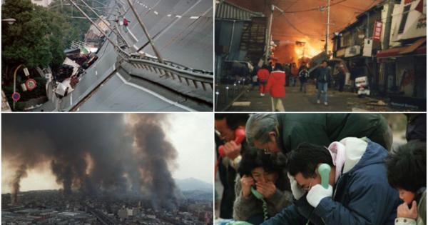 阪神・淡路大震災から27年。倒壊した家屋、火の手から逃げる人々...日常が一変したあの日を振り返る（写真）