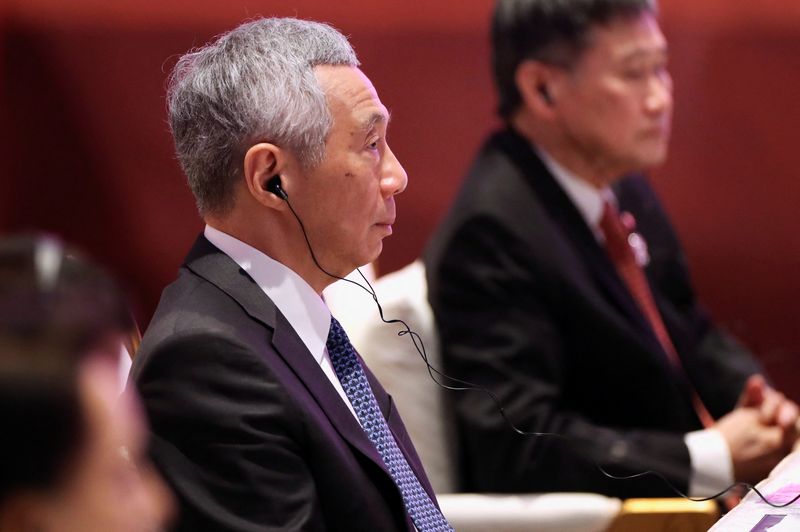 シンガポール首相、ミャンマー国軍排除訴え　ＡＳＥＡＮ会議巡り