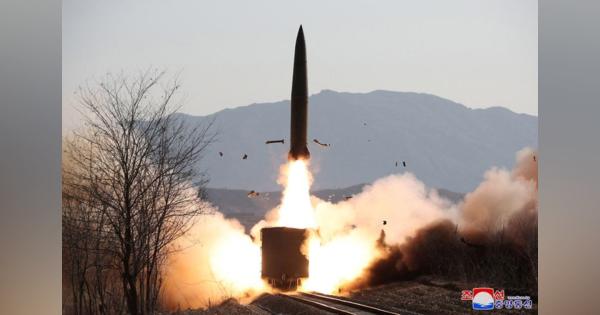 北朝鮮、弾道ミサイル2発を発射　ＥＥＺ外に落下と推定＝岸防衛相