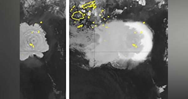 トンガ沖で大規模噴火、日本列島各地で潮位上昇を観測