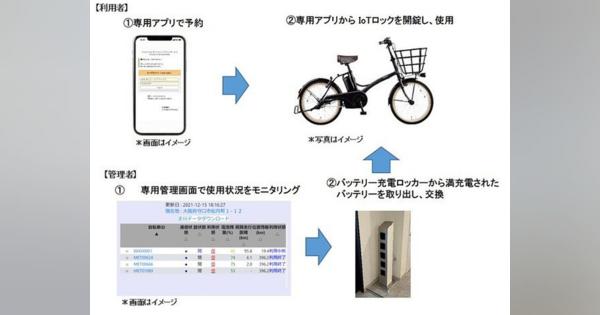 パナソニック、集合住宅専用のIoT電動アシスト自転車シェアリングサービス--専用アプリで予約、解錠
