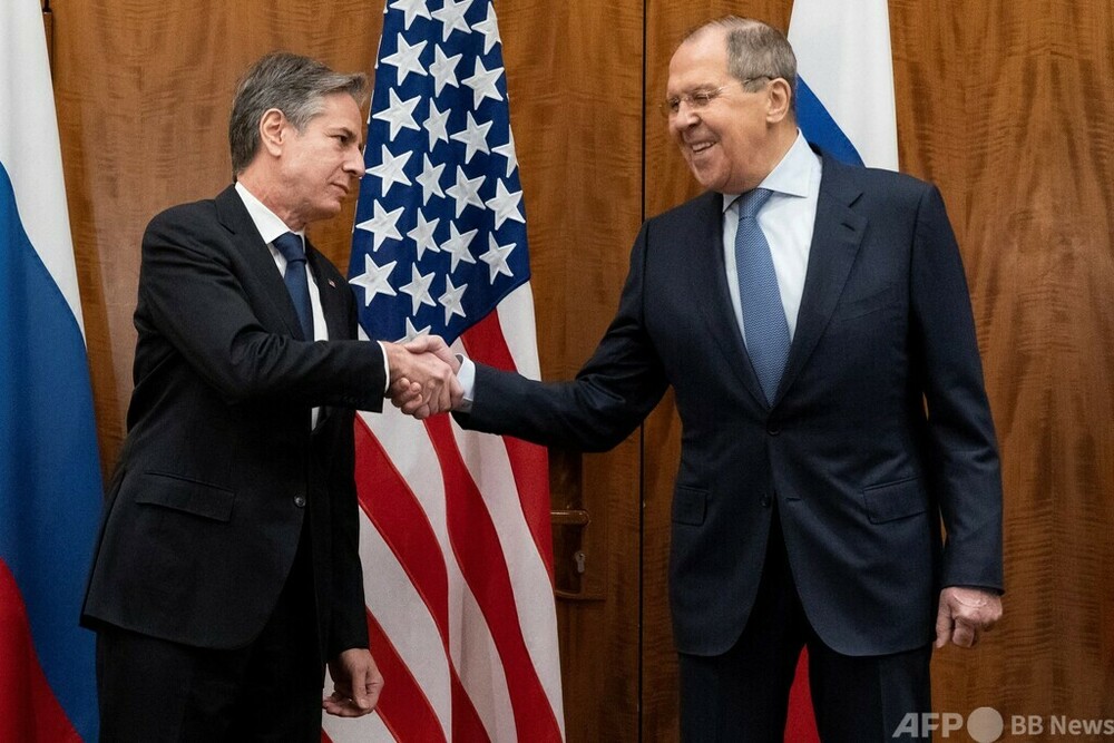 米ロ、緊張緩和で合意 ウクライナ問題で外相会談