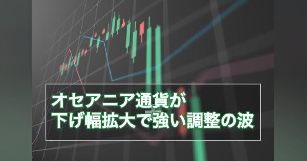 オセアニア通貨が下げ幅拡大で強い調整の波