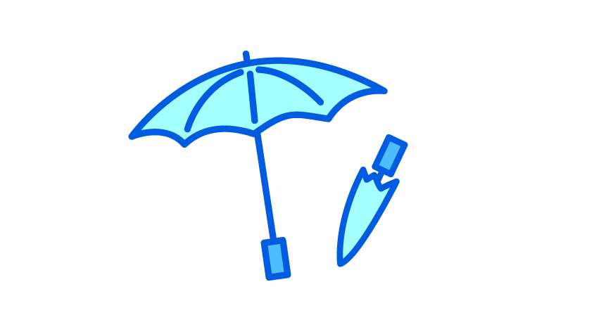 マジ！スマホより小さい「傘」
