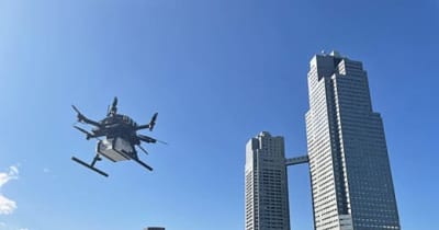 JALほか／東京・隅田川上空で医薬品のドローン輸送実験