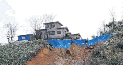 復旧、避難長期化恐れ　金沢・土砂崩れ、国交省が現地調査　断水は解消、住民安堵