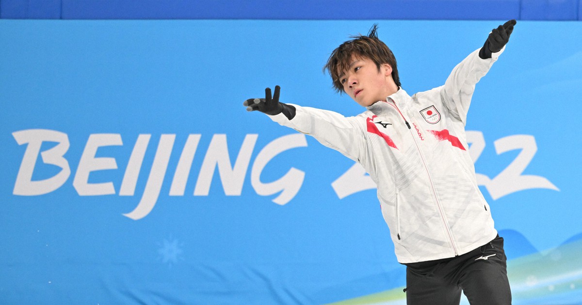 北京五輪フィギュア男子　宇野昌磨、鍵山優真が初の公式練習