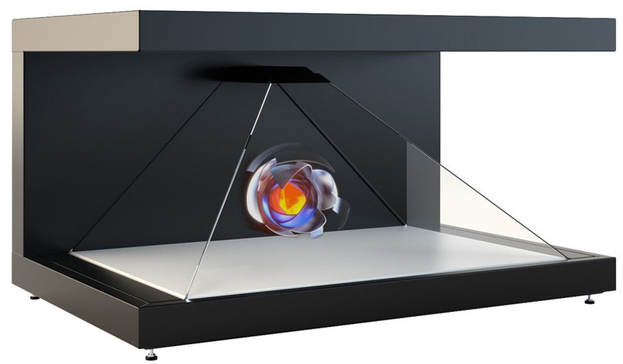 3Dホログラム映像を視聴できる4K液晶採用のMRディスプレイ