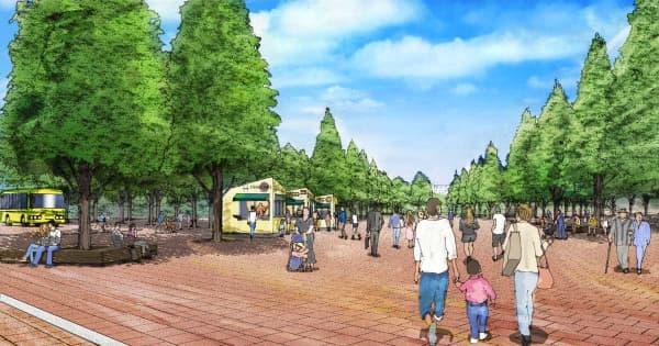 川崎の富士見公園の再編整備で基本計画 　ジョギングコースや遊具を設置