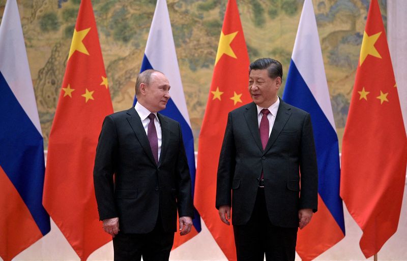 中ロシア首脳、ＮＡＴＯ拡大反対や台湾巡り相互支持　欧米けん制