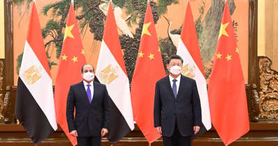 習近平主席、エジプトのシシ大統領と会談