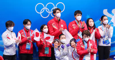 フィギュア団体で日本が史上初の銅メダル獲得！ROCが金、アメリカ銀【五輪フィギュア団体】
