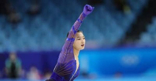 北京冬季五輪、フィギュア団体女子フリーの華麗な演技