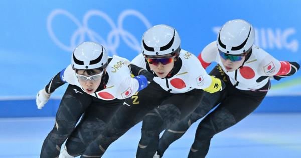 女子パシュート、日本が五輪新で準決勝進出　スピードスケート