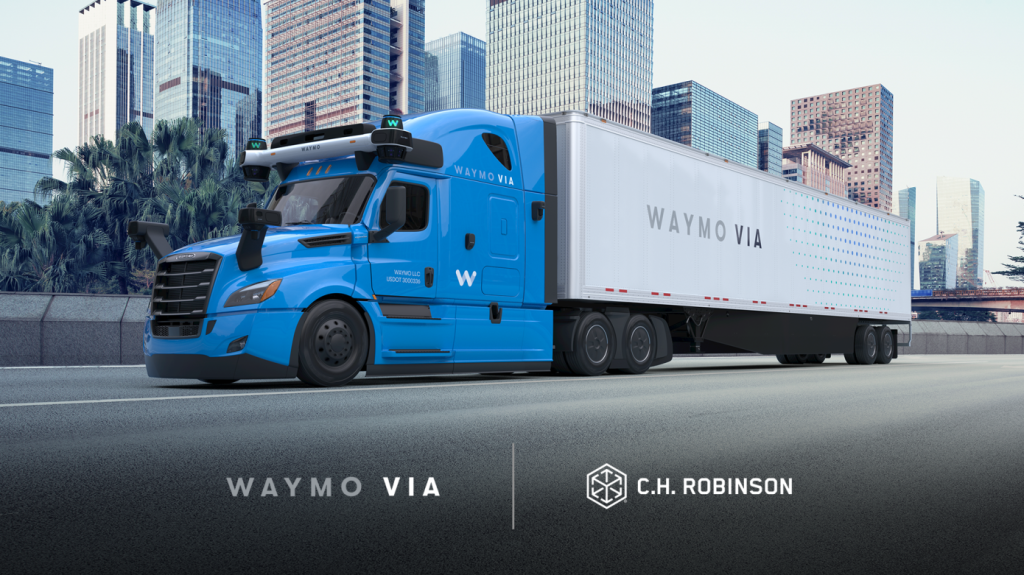 自律走行トラック輸送のWaymo Via、新たな提携で20万の荷主・輸送業者へのアクセスが可能に