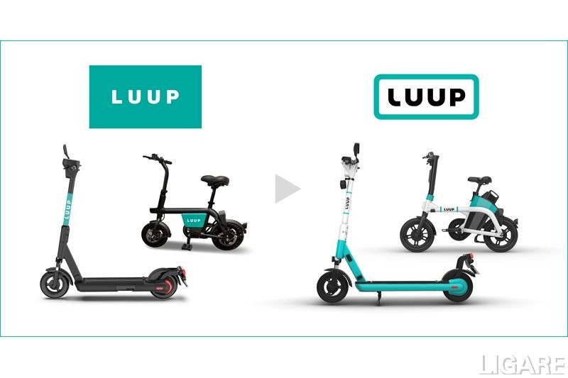 Luup、ロゴ刷新と電動キックボード新デザイン発表　視認性向上を図る