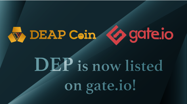 DEA、同社の暗号資産「DEP」 が大手暗号資産取引所「Gate.io」で上場