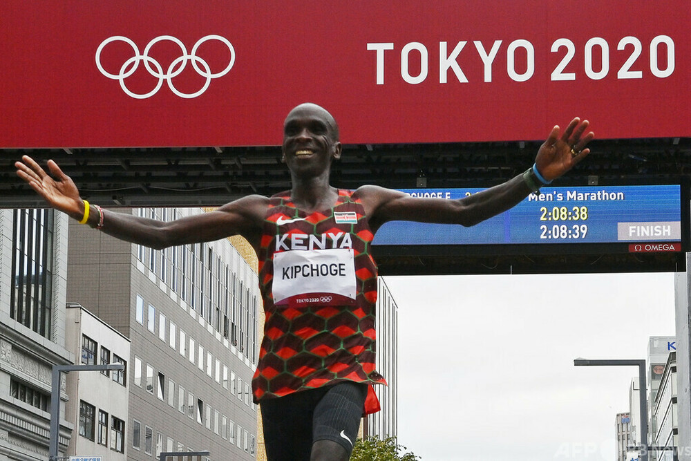 キプチョゲ、東京マラソン出場へ 五輪連覇の世界記録保持者