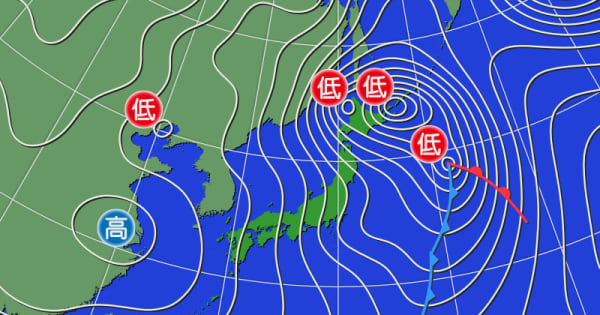 北日本や北陸　暴風雪や高波に警戒