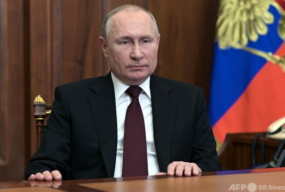 ウクライナ親ロ派地域、プーチン氏が独立承認