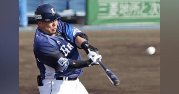 西武の山川、特大の“今季1号”　出遅れ不安吹き飛ばす