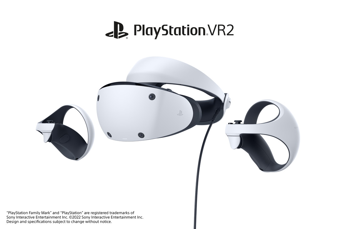 SIE、PlayStationVR2とPlayStation VR2 Senseコントローラーの最終デザインイメージを公開!