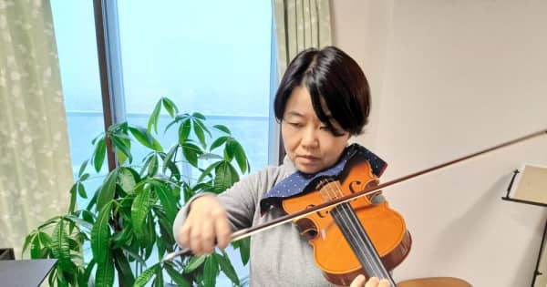 広島の被爆樹木バイオリンで演奏会　仙フィル奏者「平和の尊さ響かせる」