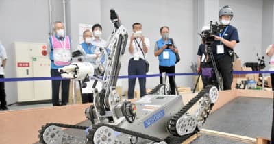 災害対応ロボ、国際展に出展へ　福島県南相馬ロボット産業協議会　9日から東京ビッグサイト