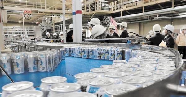 キリンビール仙台工場、RTDライン稼働　「本搾り」など製造強化