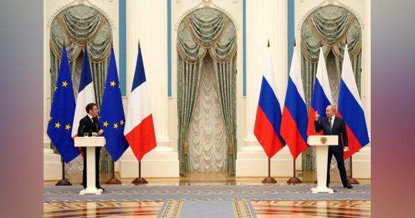 プーチン氏、ウクライナの軍事行動巡り説明　仏大統領と電話会談