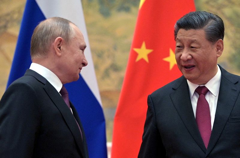 プーチン氏「ウクライナとハイレベル協議の意向」、中国主席に表明
