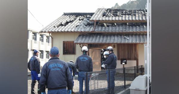 未明に空き家が全焼　木造140平方メートル　京都・福知山