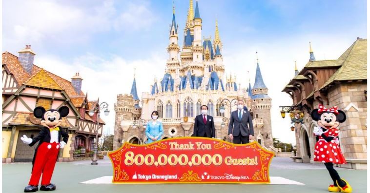 東京ディズニーランド＆シーの累計入園者数、8億人突破　38年318日目での到達