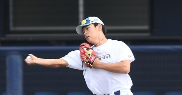 日本ハム　野村佑希が左足首の捻挫で離脱へ　走塁練習で負傷