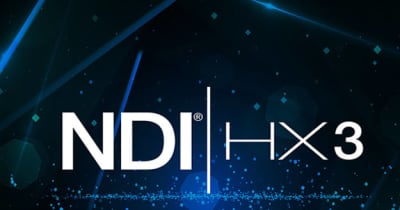 最新のNDI|HX 3規格、超高品質・低遅延を実現