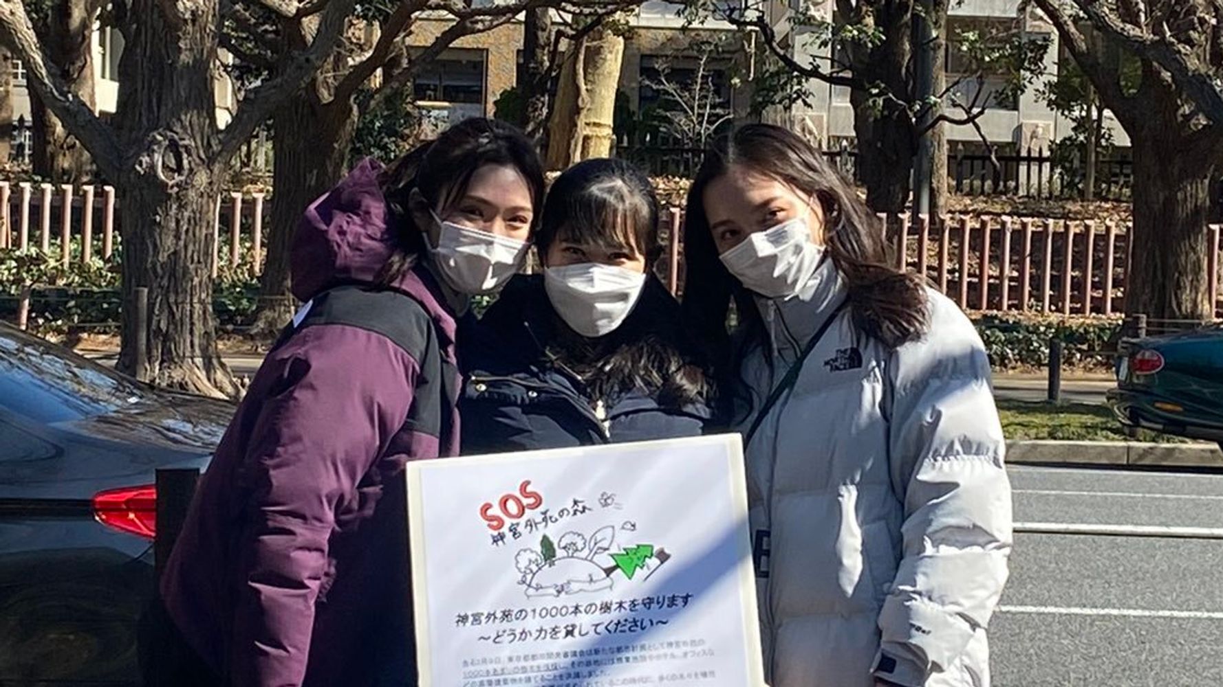 高校生3人が、神宮外苑の樹木伐採に反対の声をあげ続ける理由「私たちの未来を奪わないで」
