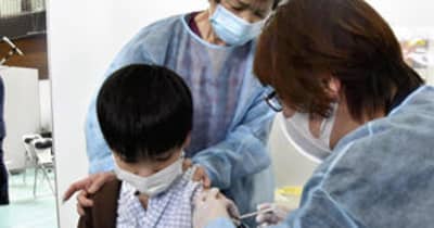 白河で福島県初「5～11歳接種」　新型コロナ、希望接種率60％