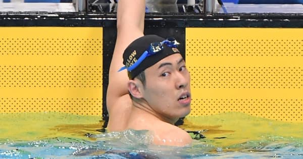 東京五輪銀メダルの本多灯　貫禄の泳ぎで予選1位　男子200mバタフライ