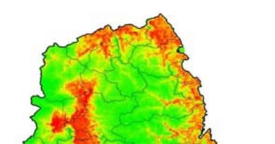 イノシシ出没確率をマップに　森林総合研究所と県立大グループ