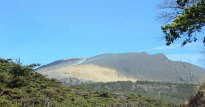 霧島連山・新燃岳で火山性地震続く　噴火警戒レベルは1