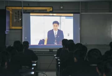 津波避難誘導「人命救うため」　福島県警警察官がオンライン講演