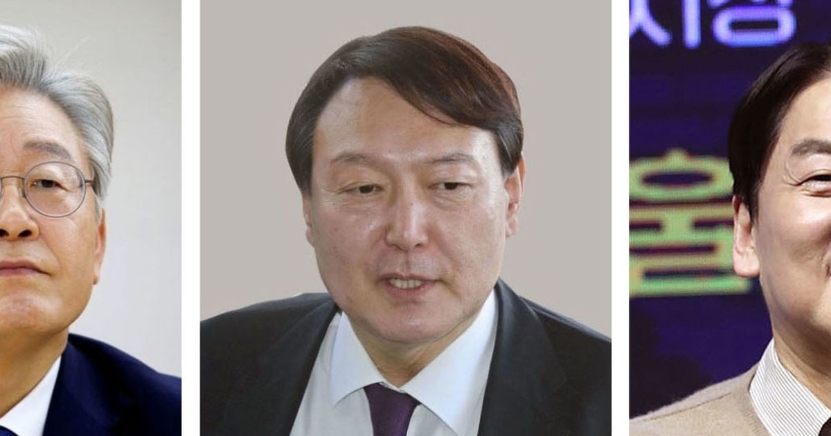 韓国大統領選　政権交代へ野党候補が僅差リード