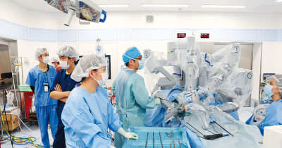 ロボット用い、埼玉北部で初の胃がん手術　術後の経過も良好　行田総合病院、最先端機器で精密な手術可能に