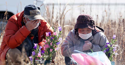 東日本大震災、きょう11年　語り掛け献花
