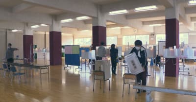 石川県知事選挙 投票控え県内各地で投票所設営