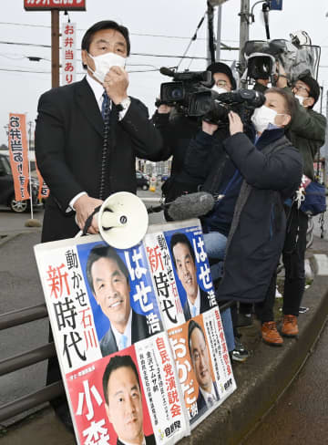 石川知事選、首相が馳氏ねぎらい　「よく戦い抜いた」