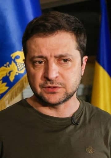 ウクライナ大統領の国会演説調整　オンライン、与野党が打診受け