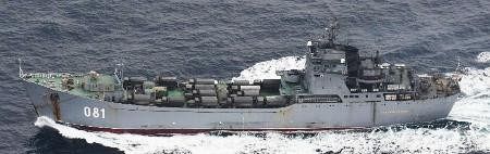 ロシア海軍艦艇４隻、津軽海峡を通過